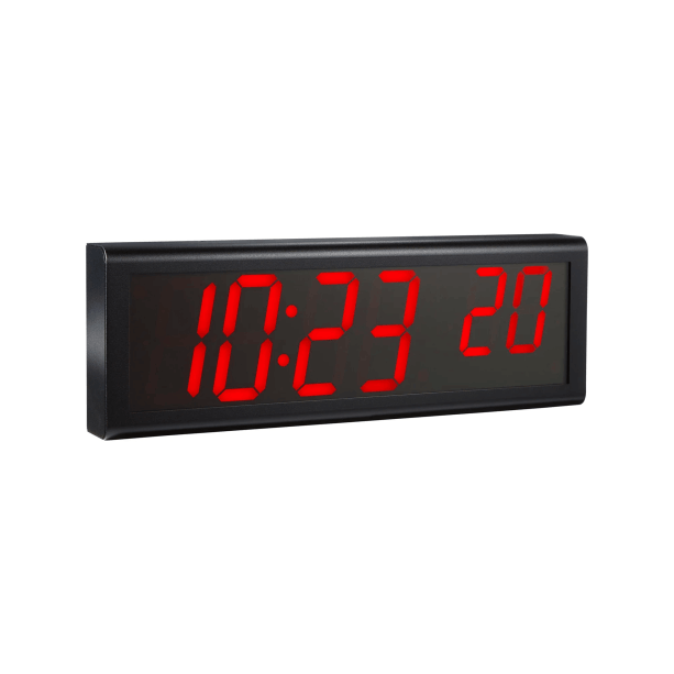 Novanex NTP PoE 6-digit Digital Clock