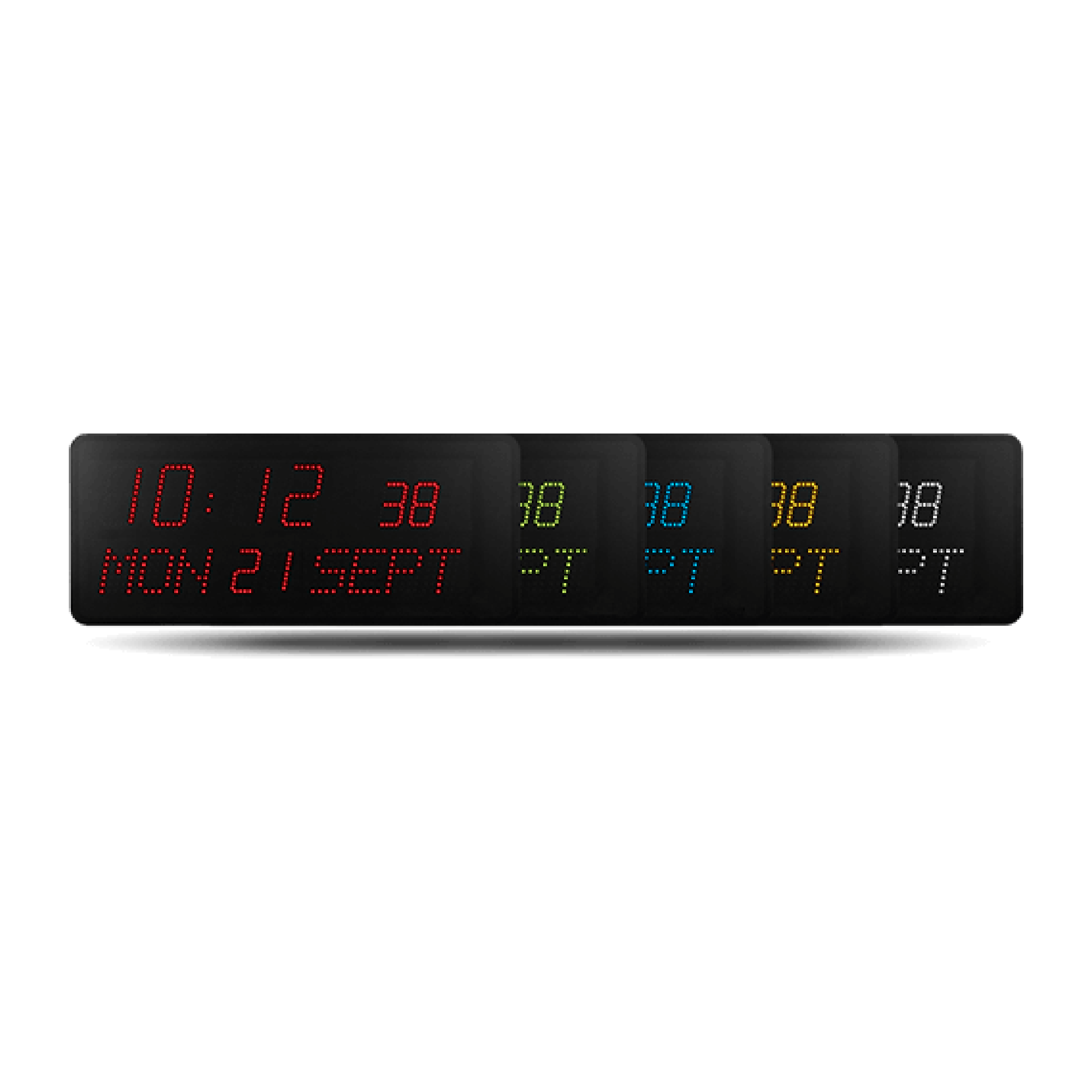 Style Series NTP PoE 6-digit Digital Clock
